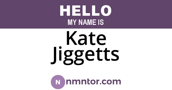 Kate Jiggetts