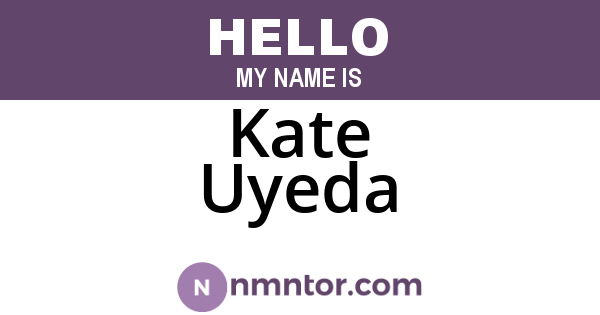 Kate Uyeda