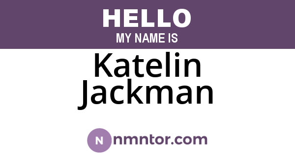 Katelin Jackman