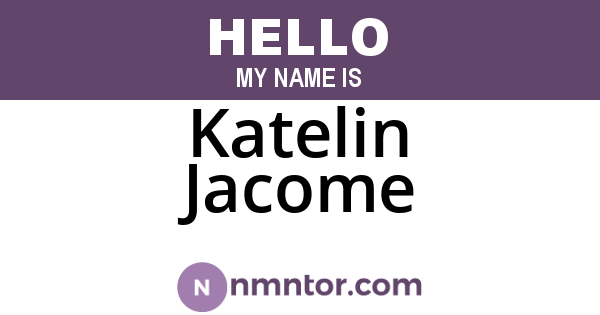 Katelin Jacome
