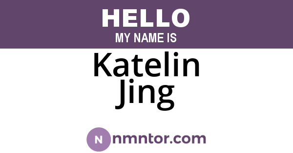 Katelin Jing