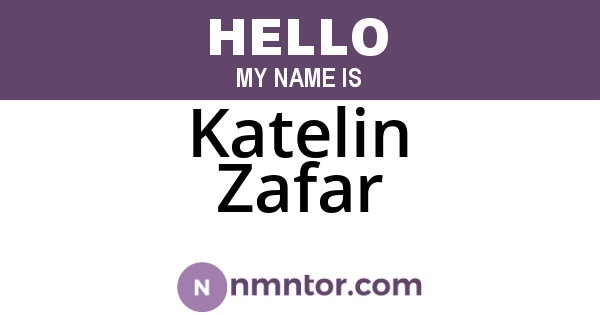 Katelin Zafar