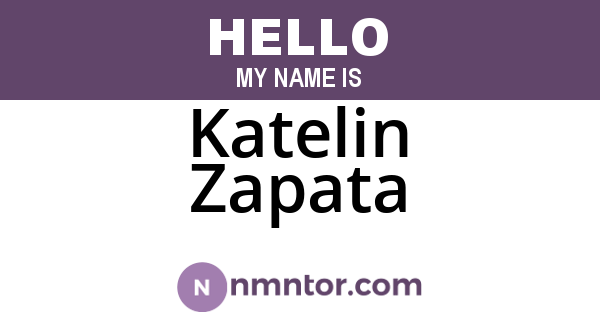 Katelin Zapata