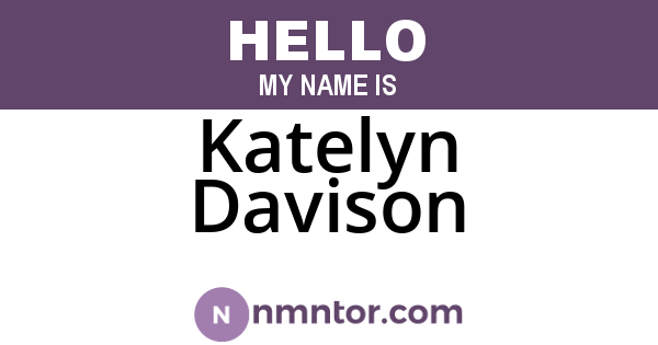 Katelyn Davison