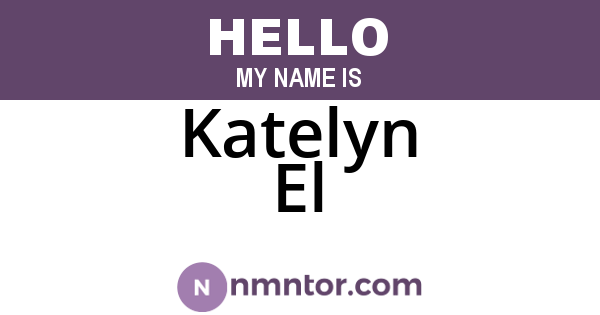 Katelyn El