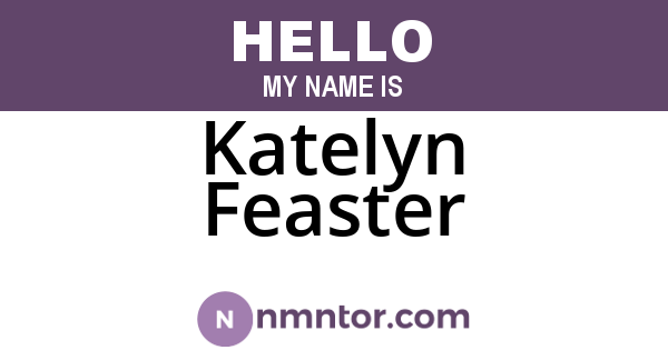 Katelyn Feaster