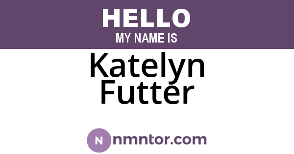 Katelyn Futter