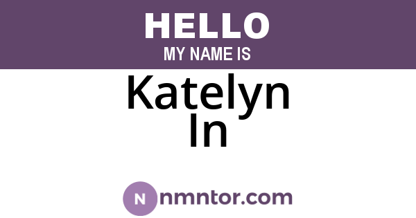 Katelyn In