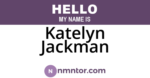 Katelyn Jackman