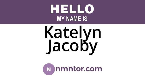 Katelyn Jacoby