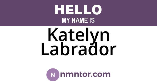 Katelyn Labrador