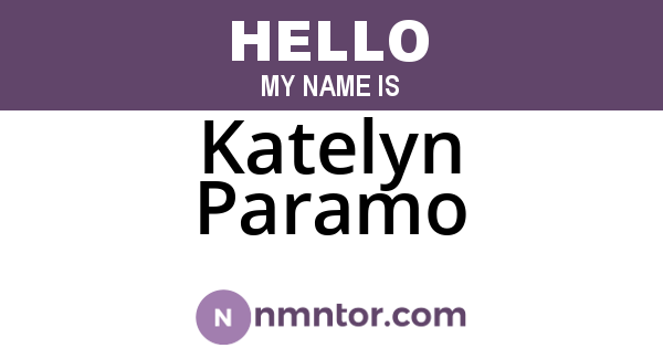 Katelyn Paramo