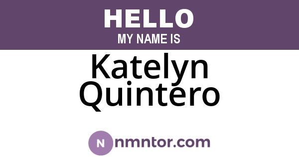 Katelyn Quintero