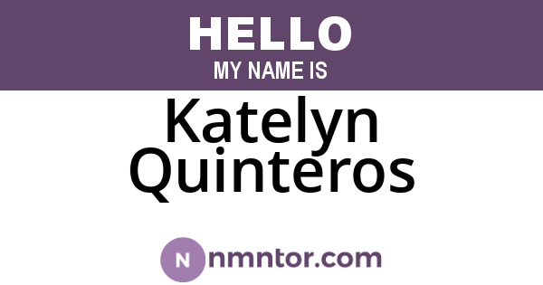 Katelyn Quinteros