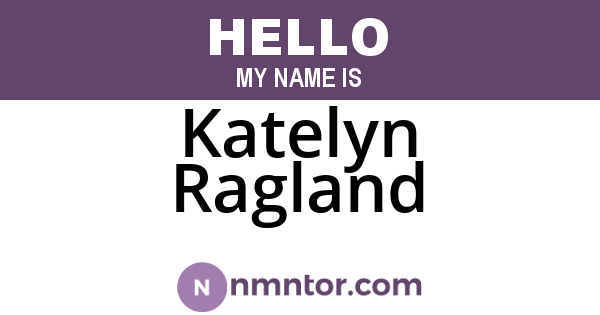 Katelyn Ragland