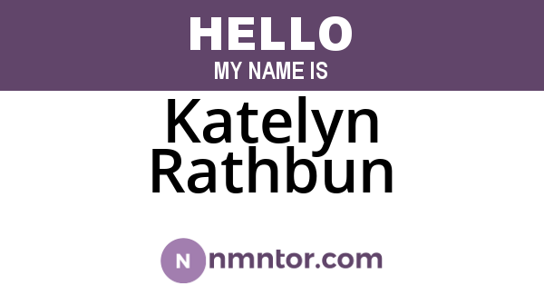 Katelyn Rathbun