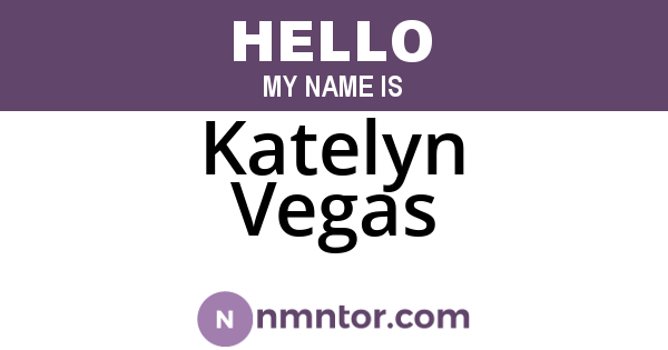 Katelyn Vegas