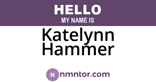 Katelynn Hammer