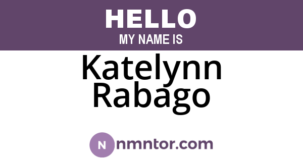 Katelynn Rabago