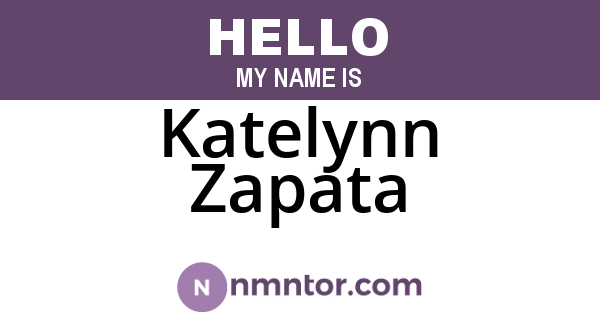 Katelynn Zapata