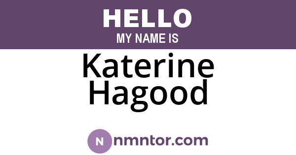 Katerine Hagood
