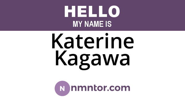 Katerine Kagawa