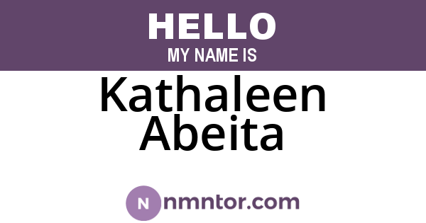 Kathaleen Abeita