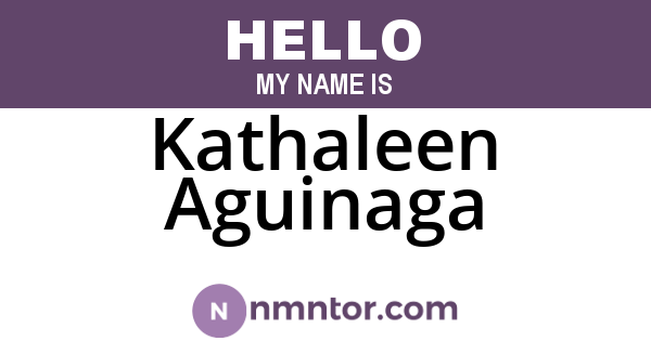 Kathaleen Aguinaga
