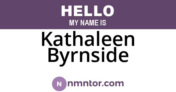 Kathaleen Byrnside