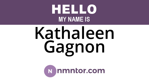 Kathaleen Gagnon