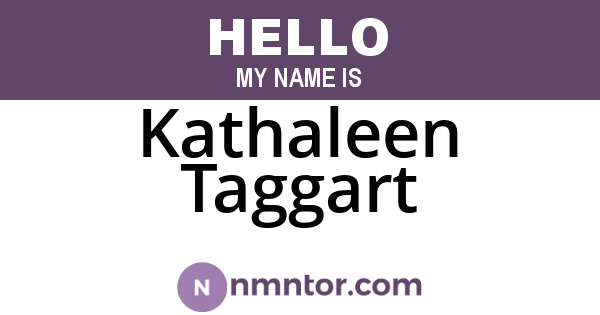 Kathaleen Taggart