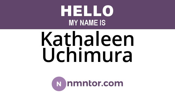 Kathaleen Uchimura
