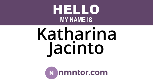 Katharina Jacinto
