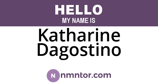 Katharine Dagostino