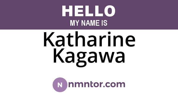 Katharine Kagawa