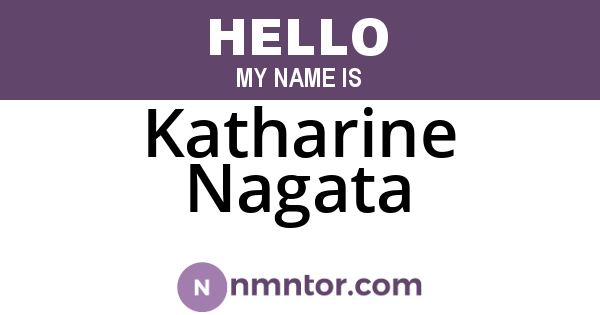 Katharine Nagata