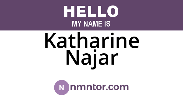 Katharine Najar