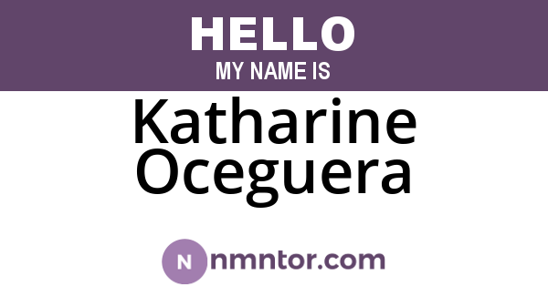 Katharine Oceguera