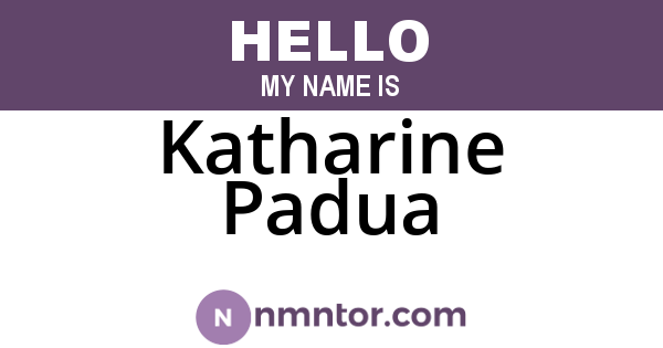 Katharine Padua