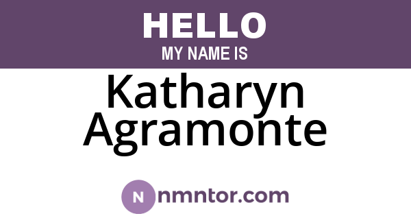 Katharyn Agramonte