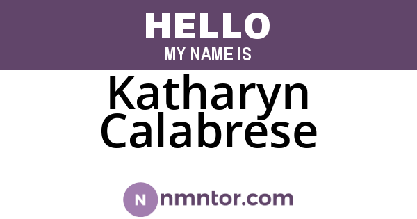 Katharyn Calabrese