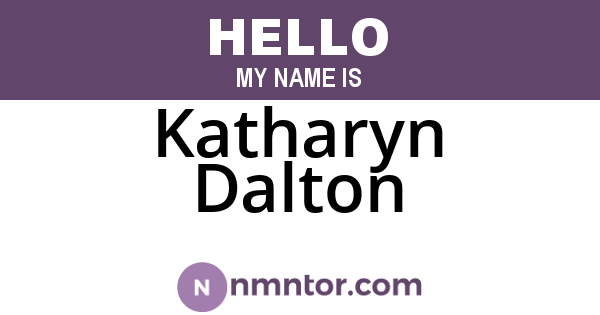 Katharyn Dalton