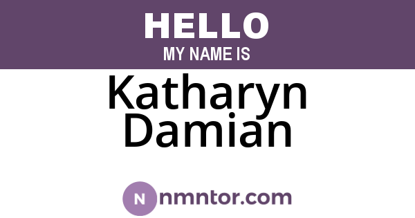 Katharyn Damian