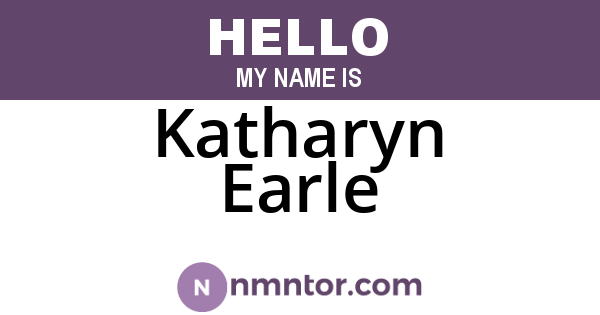 Katharyn Earle
