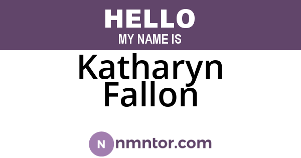 Katharyn Fallon