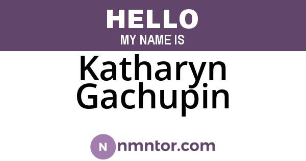 Katharyn Gachupin