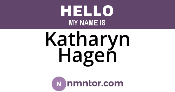 Katharyn Hagen