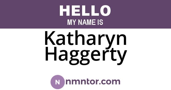 Katharyn Haggerty