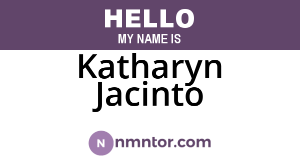 Katharyn Jacinto