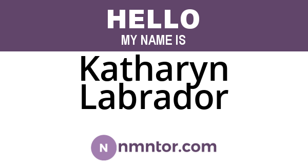 Katharyn Labrador